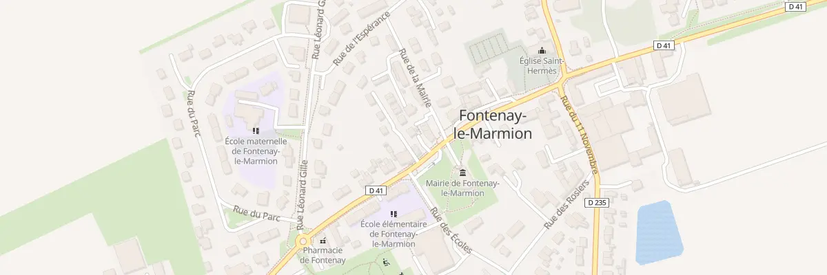 Plan du 16F Rue de la République à Fontenay-le-Marmion