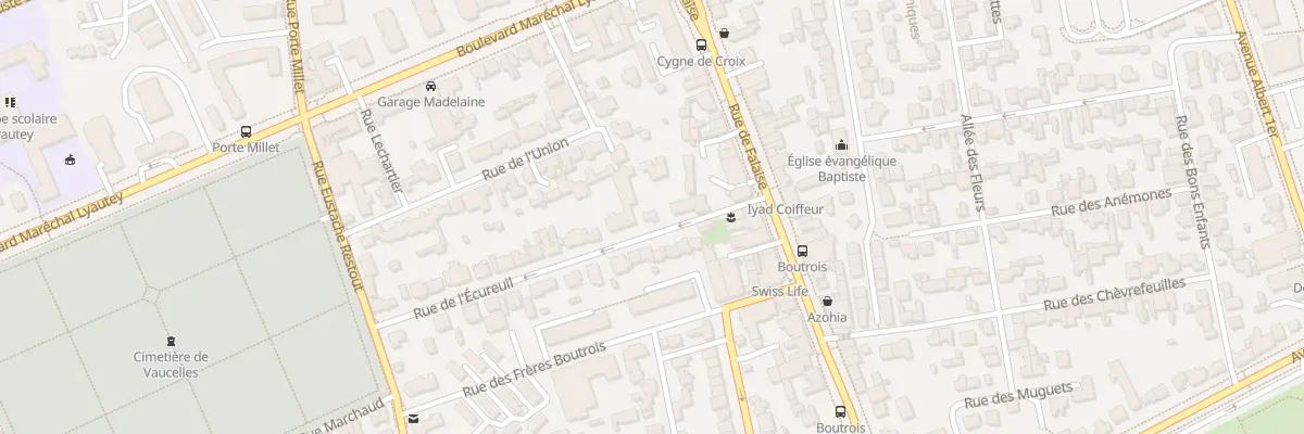 Plan du 6 Rue de l’Écureuil à Caen