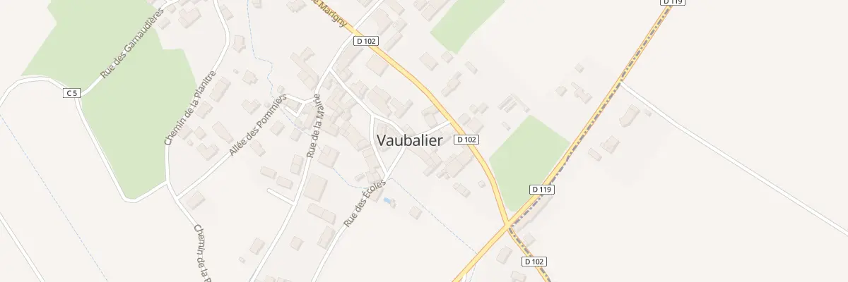 Plan du 2 Rue des Ecoles Vauballier aux Fosses