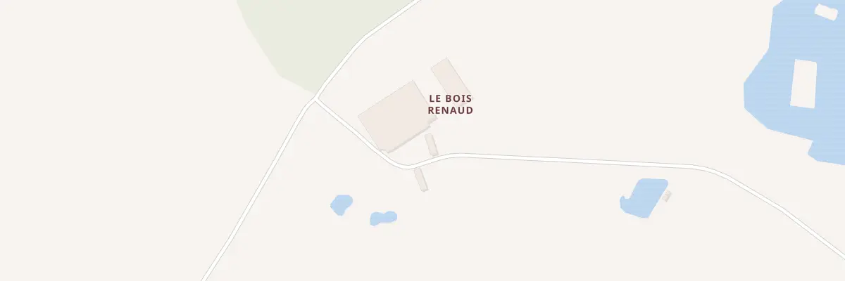 Plan du 1 La Bois Renaud à Geay