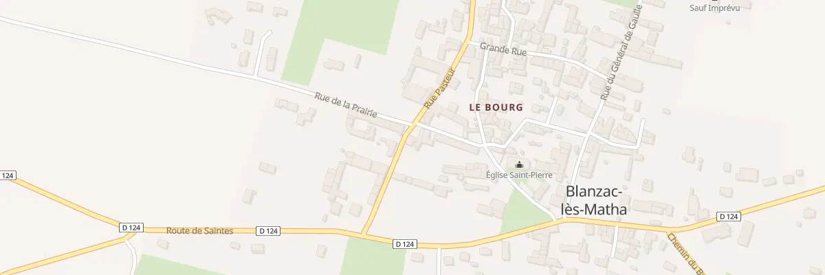 Plan du 2 Rue du Chateau d’Eau à Blanzac-lès-Matha