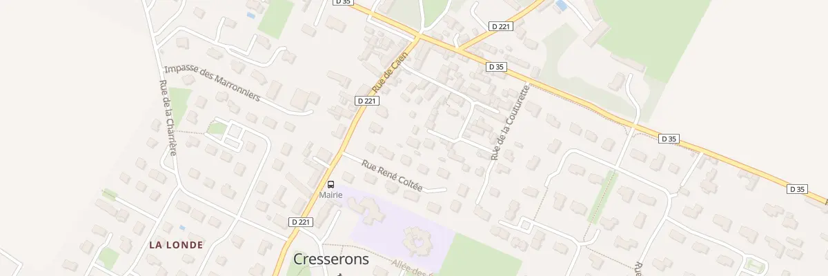 Plan du 41 Rue Neuve à Cresserons