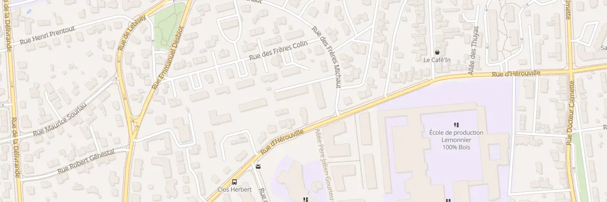 Plan du 39 Rue d’Hérouville à Caen