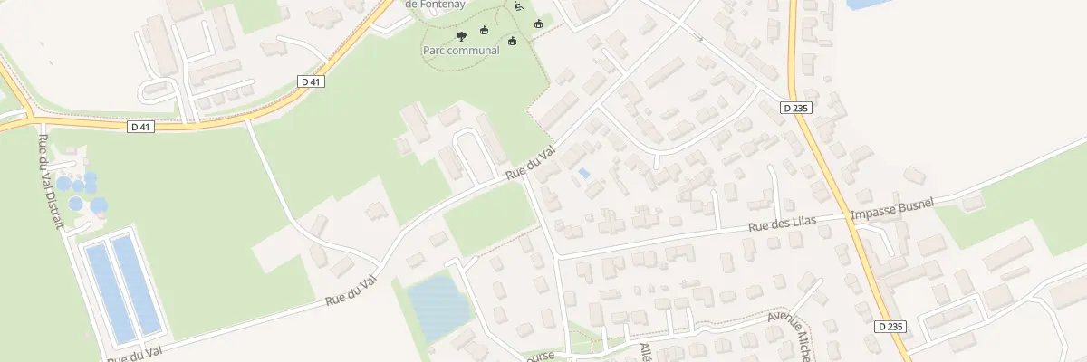 Plan du 13 Rue du Val à Fontenay-le-Marmion
