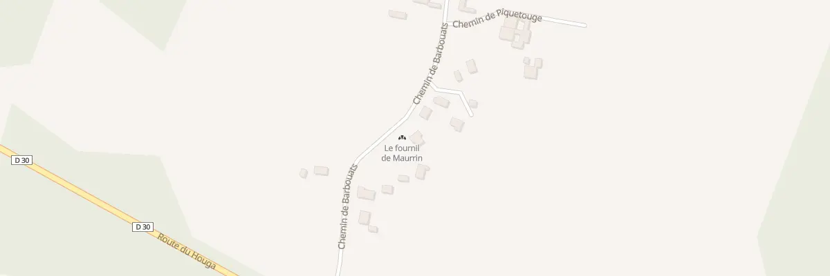 Plan du 260 Che de Barbouats à Maurrin