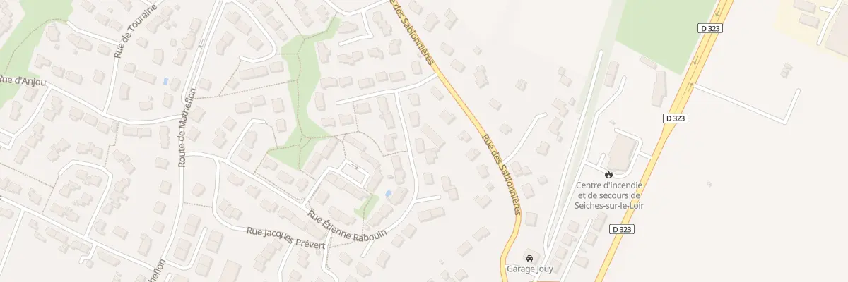 Plan du 38 Rue Etienne Rabouin à Seiches-sur-le-Loir