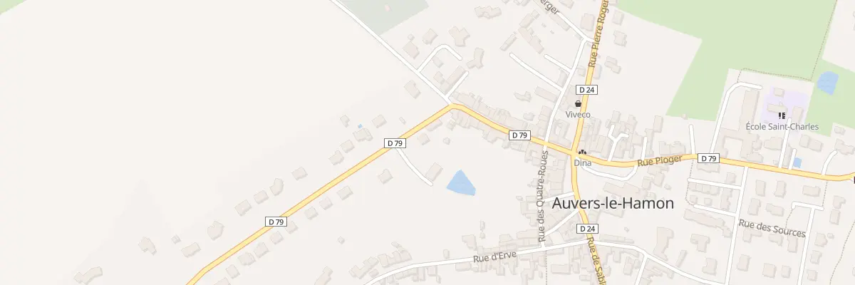 Plan du 4 Rte de Bouessay à Auvers-le-Hamon