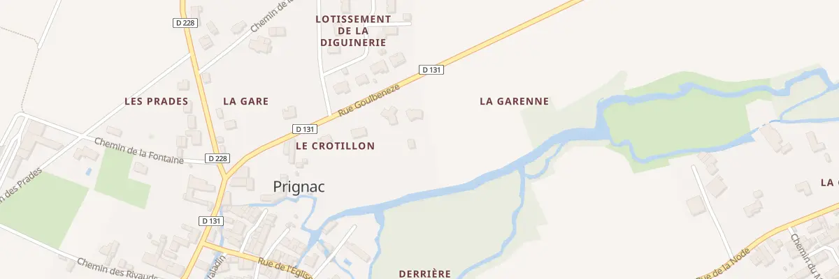 Plan du 3 Rue Goulbeneze à Prignac