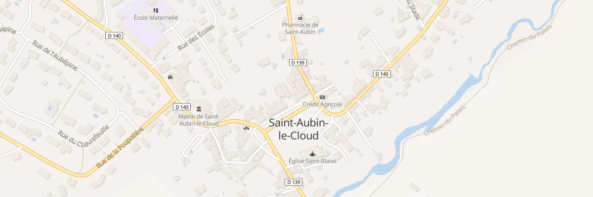 Plan du 8 Rue du Commerce à Saint-Aubin-le-Cloud
