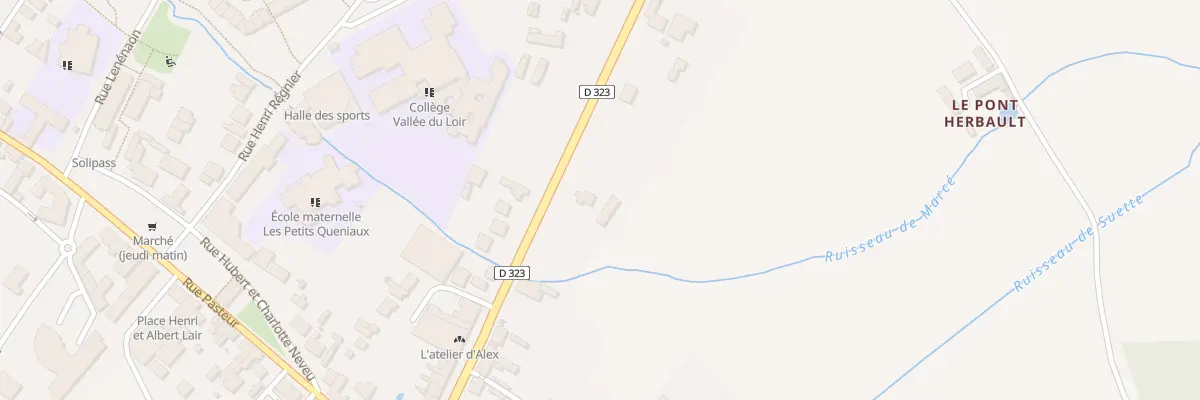 Plan du 9 Rue Nationale à Seiches-sur-le-Loir
