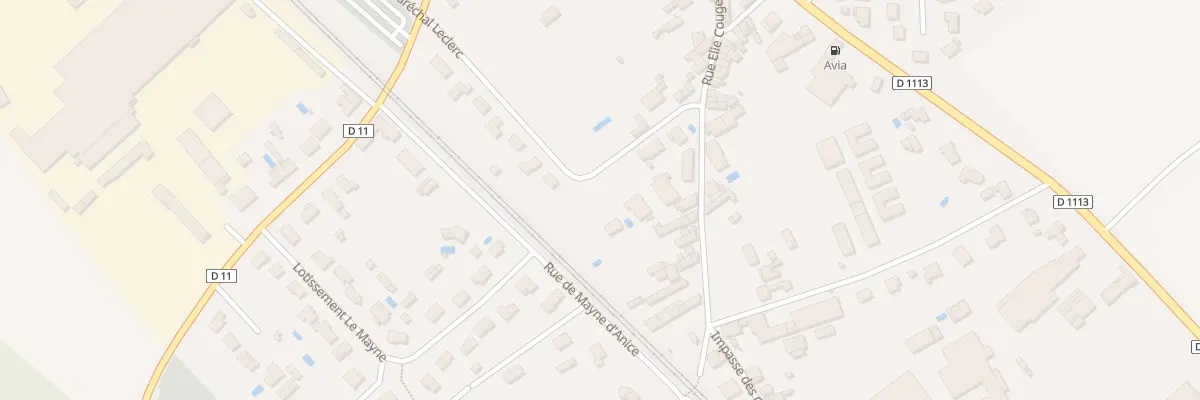 Plan du 1 Rue Mal Leclerc Hauteclocque à Podensac