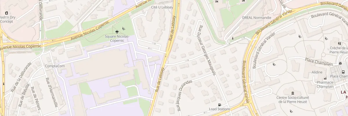 Plan du 1 Rue Antoine Cavelier à Caen