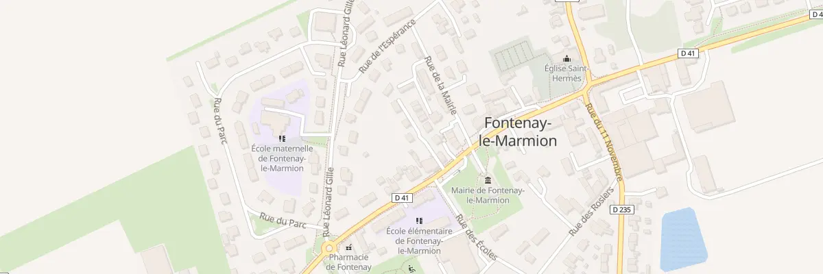 Plan du 18 Rue de la République à Fontenay-le-Marmion