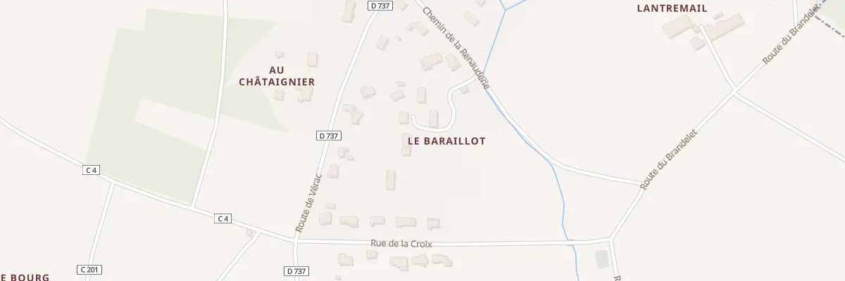 Plan du 363 Rte de Verac à Tarnès