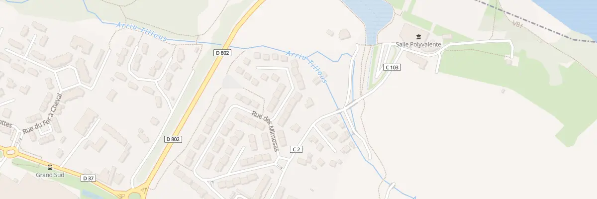 Plan du 25 Rue des Mimosas à Mazères-Lezons