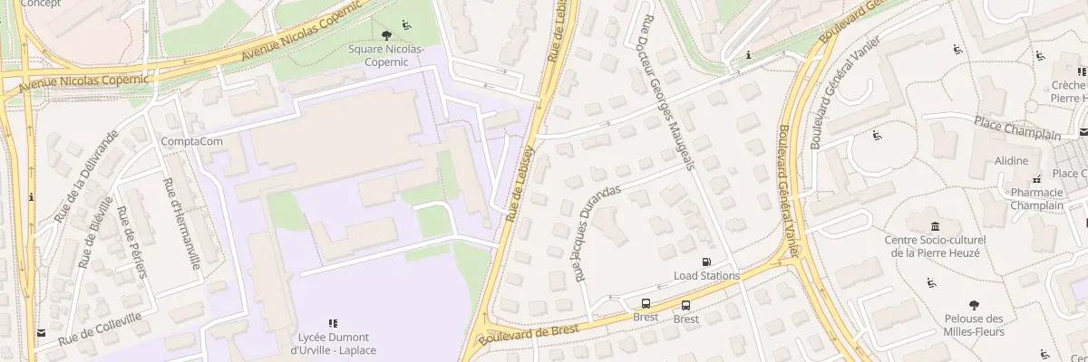 Plan du 92 Rue de Lebisey à Caen
