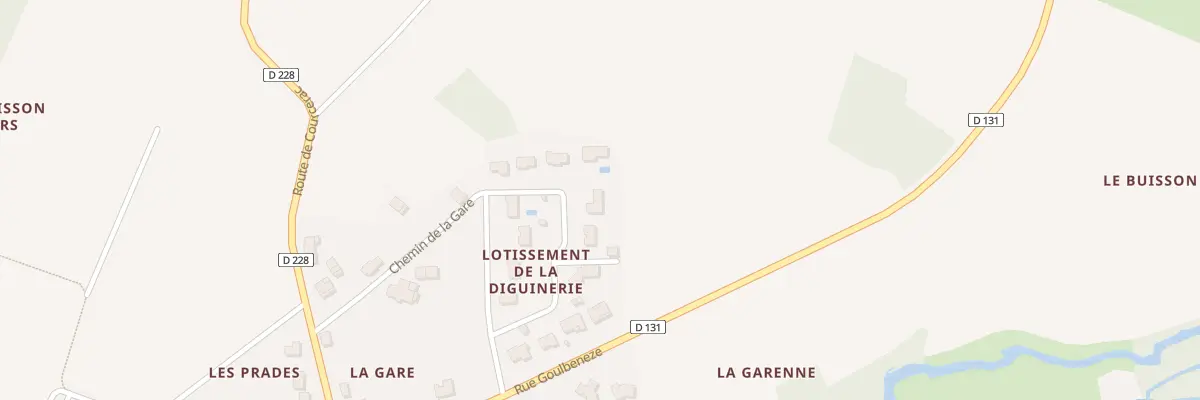 Plan du 5150 La Diguinerie à Prignac
