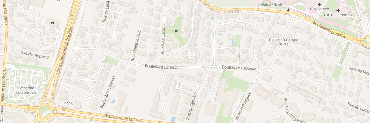 Plan du 35 Rue Paul Cassou à Pau