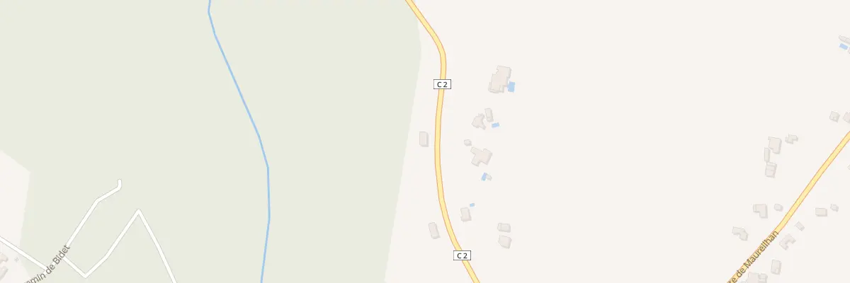 Plan du 317 Rte de Gaillères à Saint-Cricq-Villeneuve