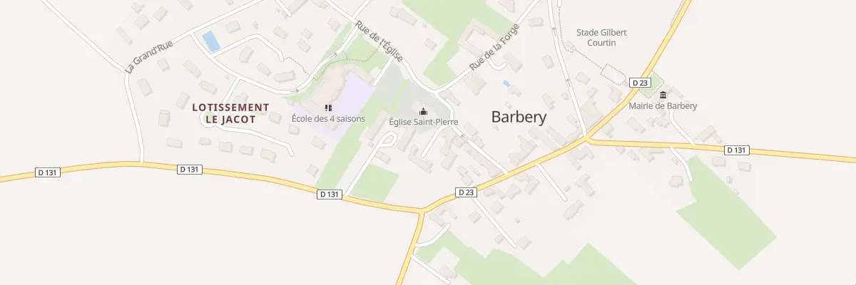 Plan du 5098 Le Bourg à Barbery