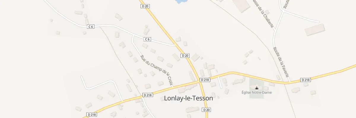 Plan du 124 Le Bourg à Lonlay-le-Tesson