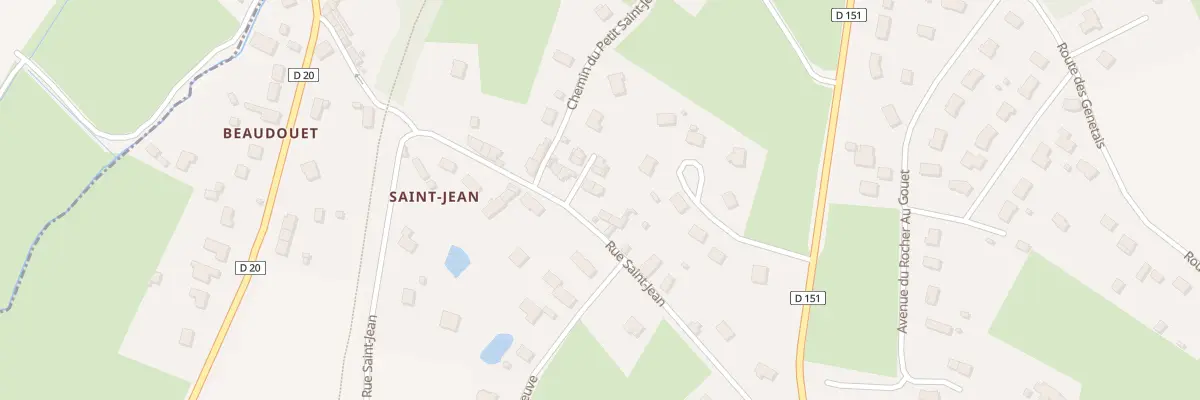 Plan du 20 Rue de St Jean à Magny-le-Désert