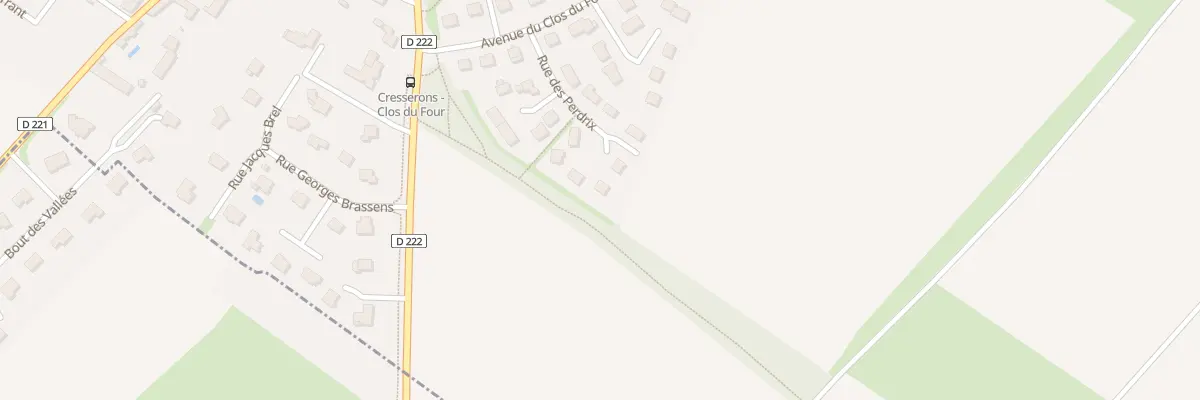 Plan du 14 Rue des Perdrix à Cresserons