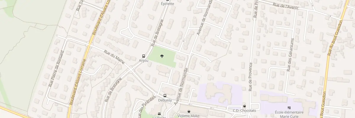 Plan du 3 Rue César Franck à Ifs