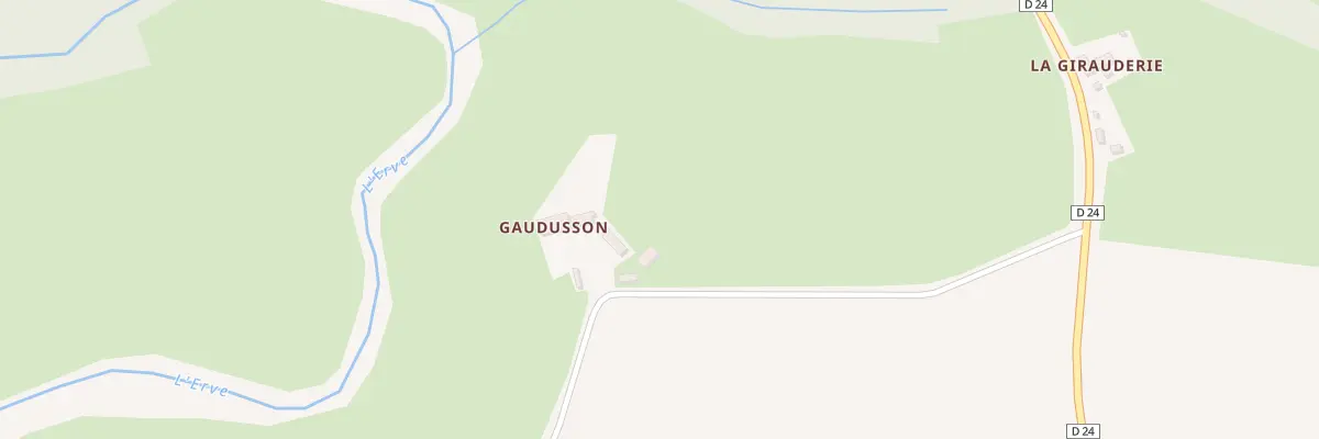 Plan du 312 Gaudusson à Auvers-le-Hamon