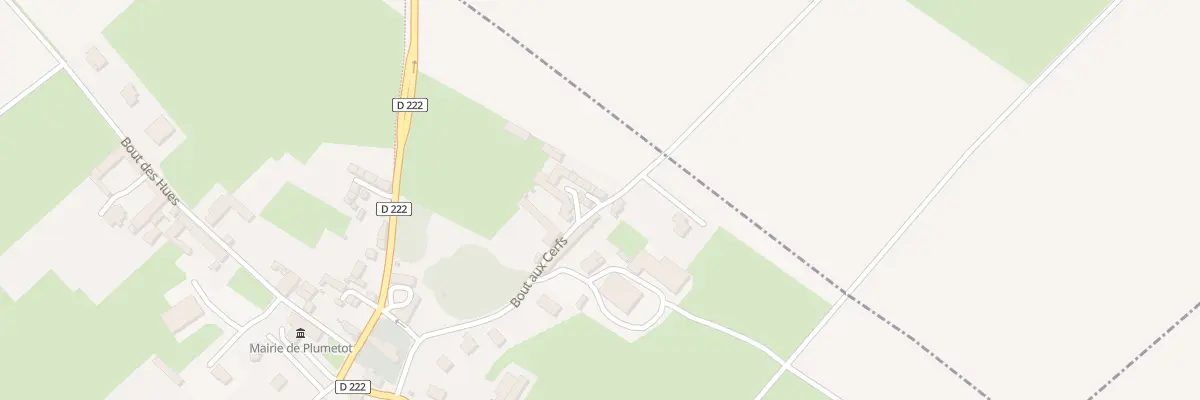 Plan du 21 Vc Bout aux Cerfs à Plumetot