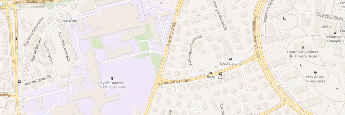 Plan du 84 Rue de Lebisey à Caen