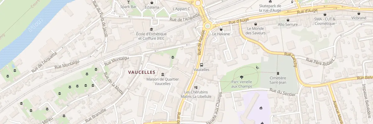 Plan du 18 Rue de Falaise à Caen