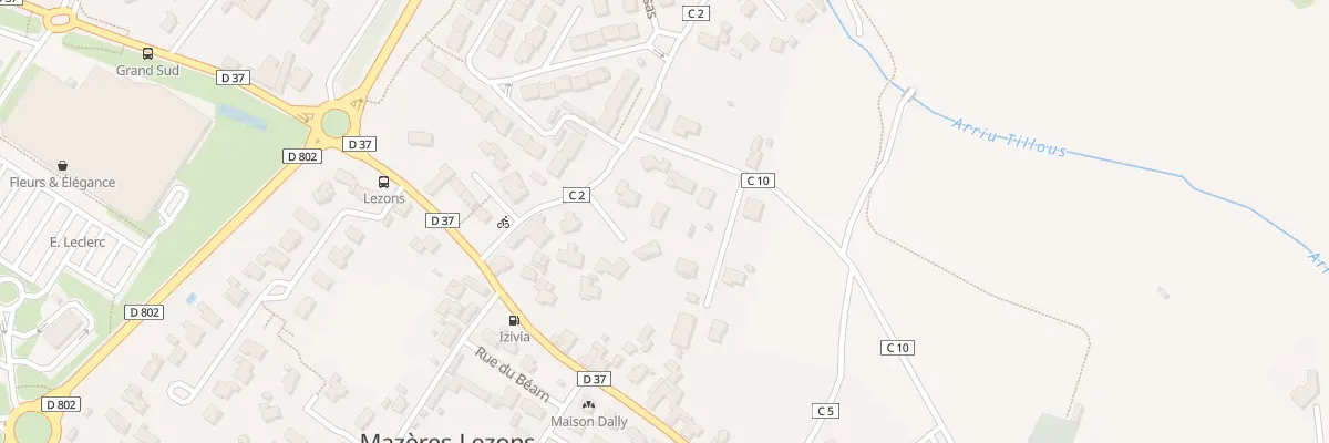 Plan du 3 Rue de l’Ossau à Mazères-Lezons