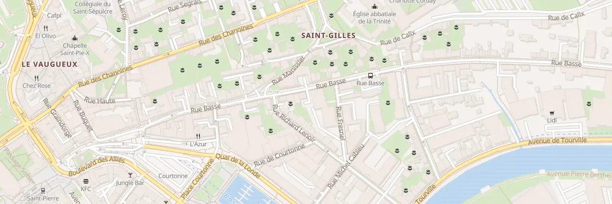 Plan du 46 Rue Basse à Caen