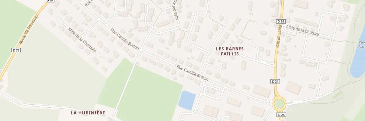 Plan du 17 Rue Camille Breton à Auvers-le-Hamon