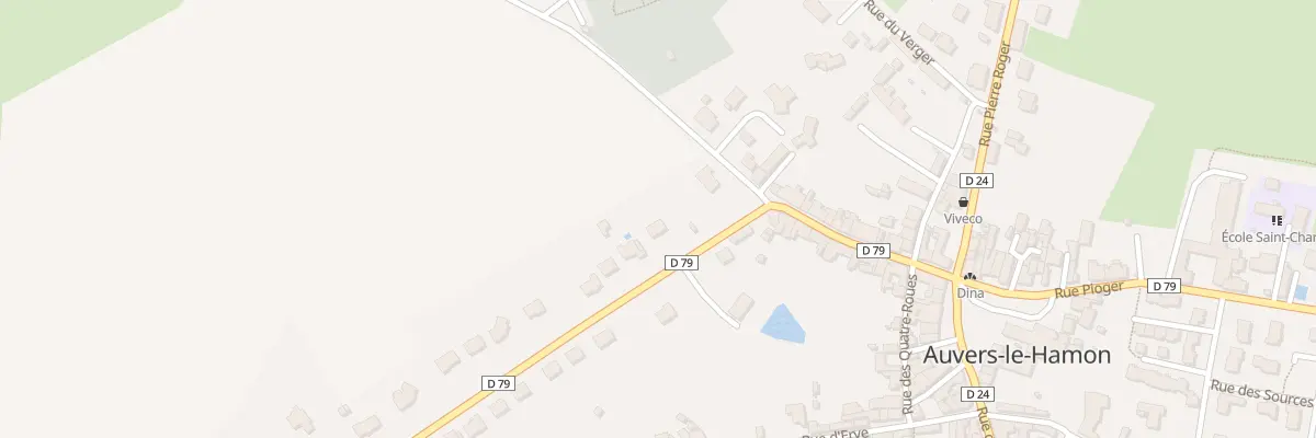 Plan du 3 Rte de Bouessay à Auvers-le-Hamon
