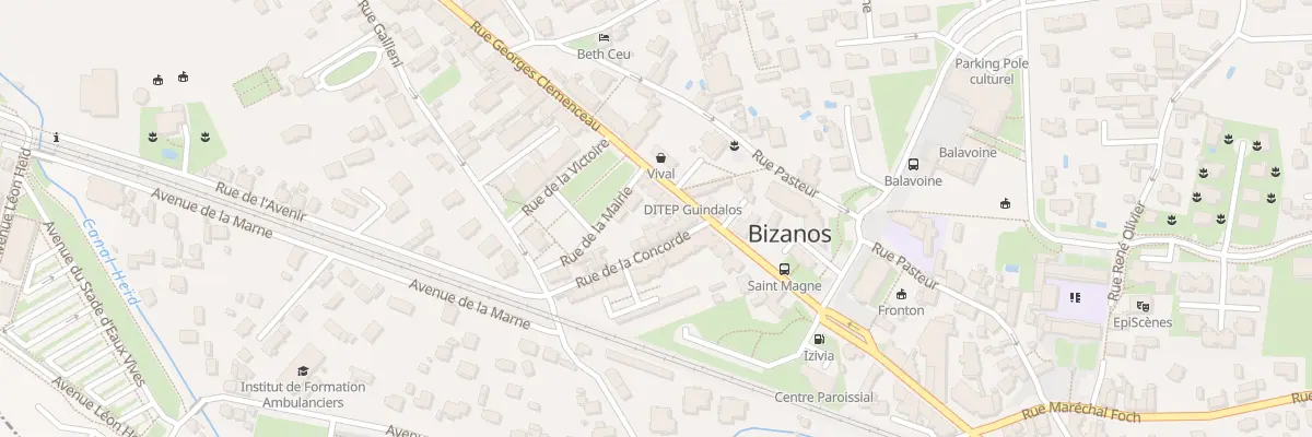 Plan du 46 Rue Georges Clemenceau à Bizanos