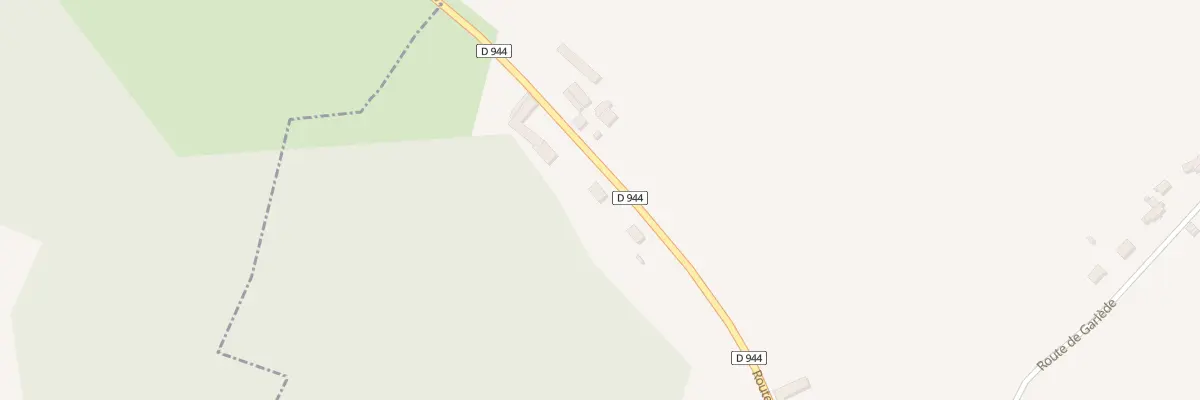 Plan du 33 Rte d’Arzacq à Thèze