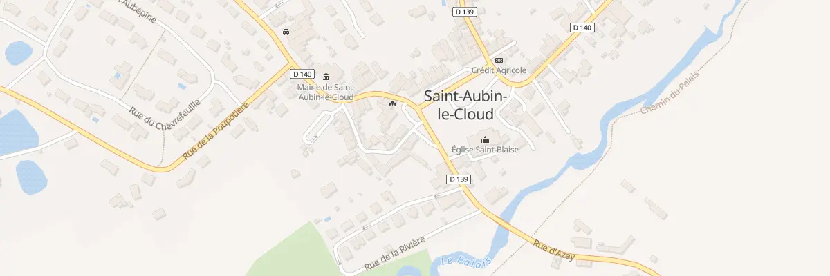 Plan du 21 Rue de l’Hotel de Ville à Saint-Aubin-le-Cloud