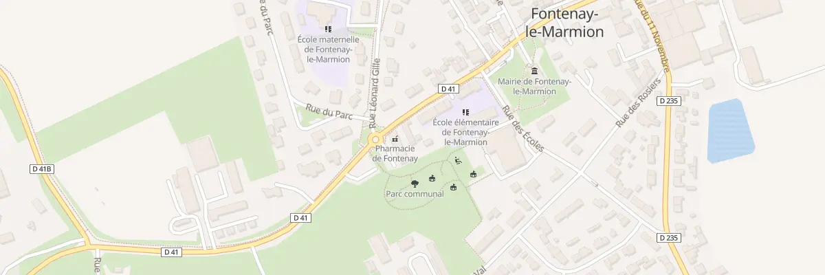 Plan du 15 Rue de la République à Fontenay-le-Marmion