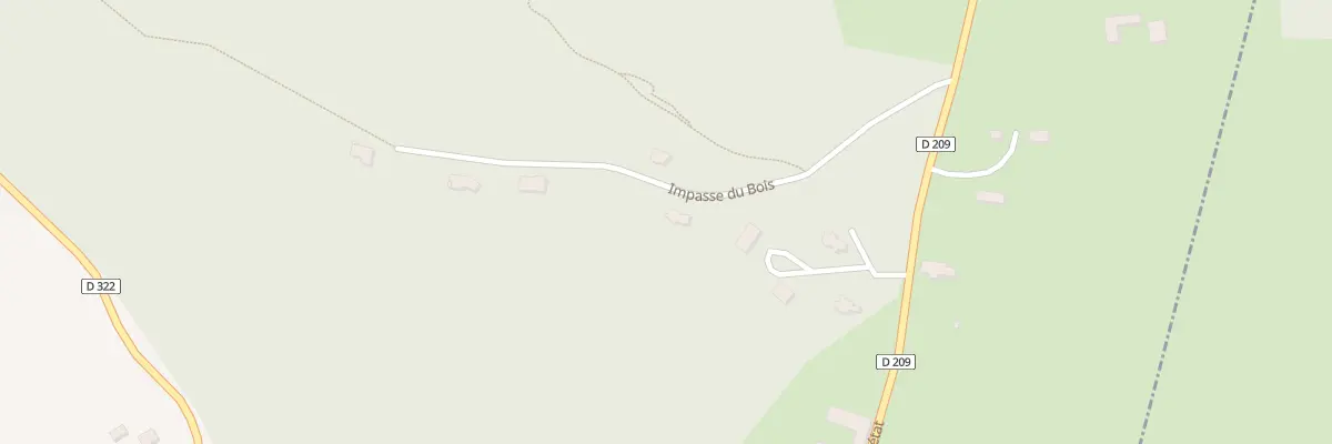 Plan du 1 Imp du Bois à Uzos