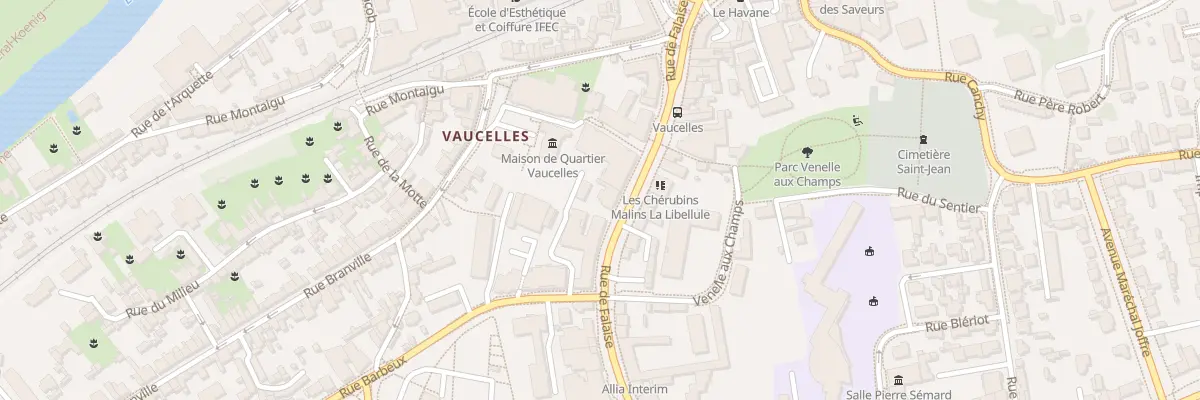 Plan du 32 Rue de Falaise à Caen