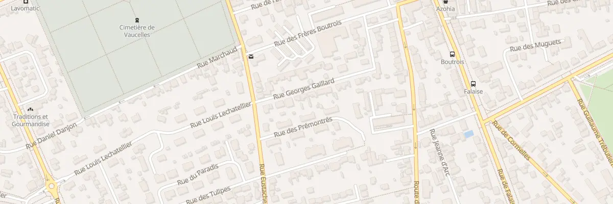 Plan du 31 Rue Georges Gaillard à Caen
