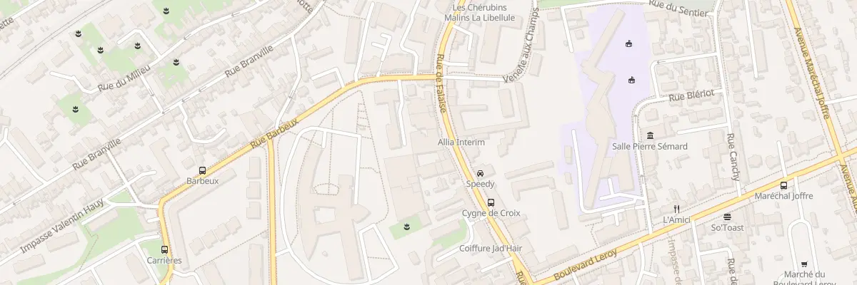Plan du 64 Rue de Falaise à Caen