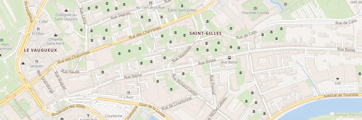 Plan du 2 Rue Manissier à Caen