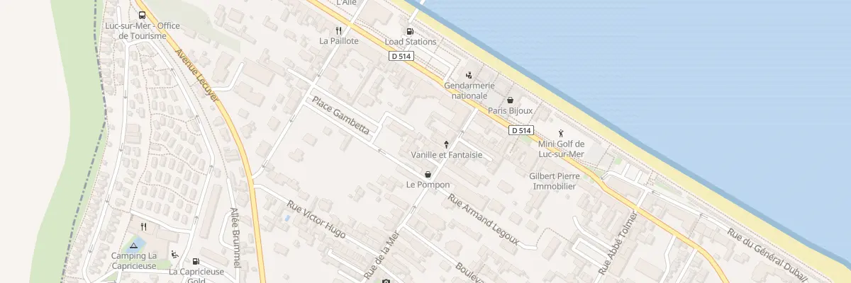 Plan du 18 Rue de la Mer à Luc-sur-Mer