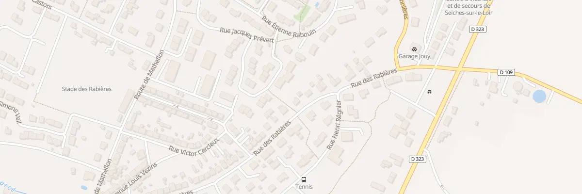 Plan du 55 Rue des Rabières à Seiches-sur-le-Loir