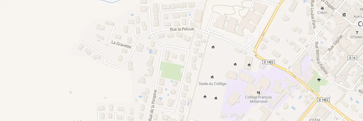 Plan du 37 Rue La Pimpine à Créon