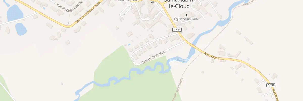 Plan du 13 Rue de la Rivière à Saint-Aubin-le-Cloud