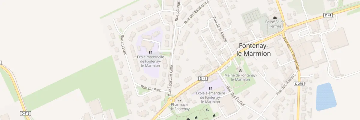 Plan du 6 Rue Leonard Gilles à Fontenay-le-Marmion